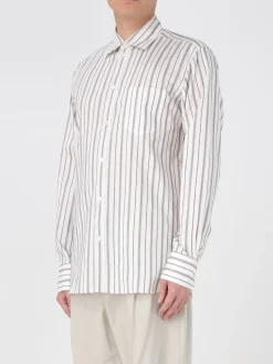 Camicia classica Golden Goose in cotone a righe