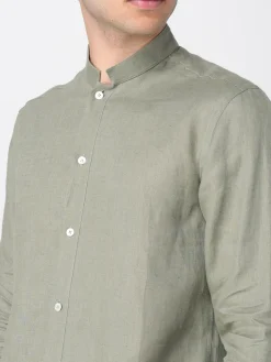 Camicia classica Kampos in lino