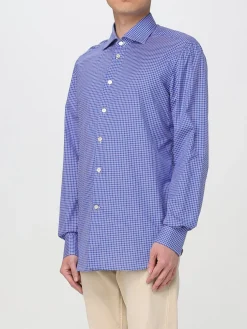 Camicia classica Kiton in cotone check