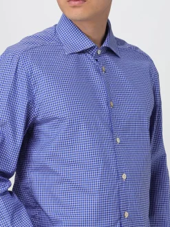 Camicia classica Kiton in cotone check