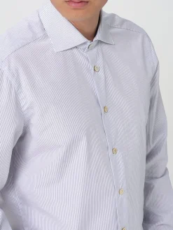 Camicia classica Kiton in cotone a righe