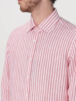 Camicia classica Paul & Shark in lino a righe