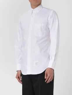 Camicia classica Thom Browne in popeline di cotone