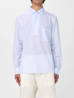 Camicia classica Zegna in cotone e lino