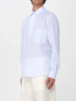 Camicia classica Zegna in cotone e lino