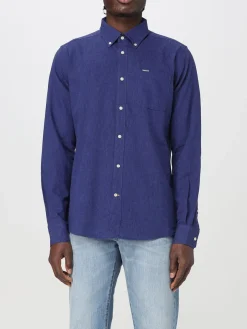 Camicia classico Barbour in lino