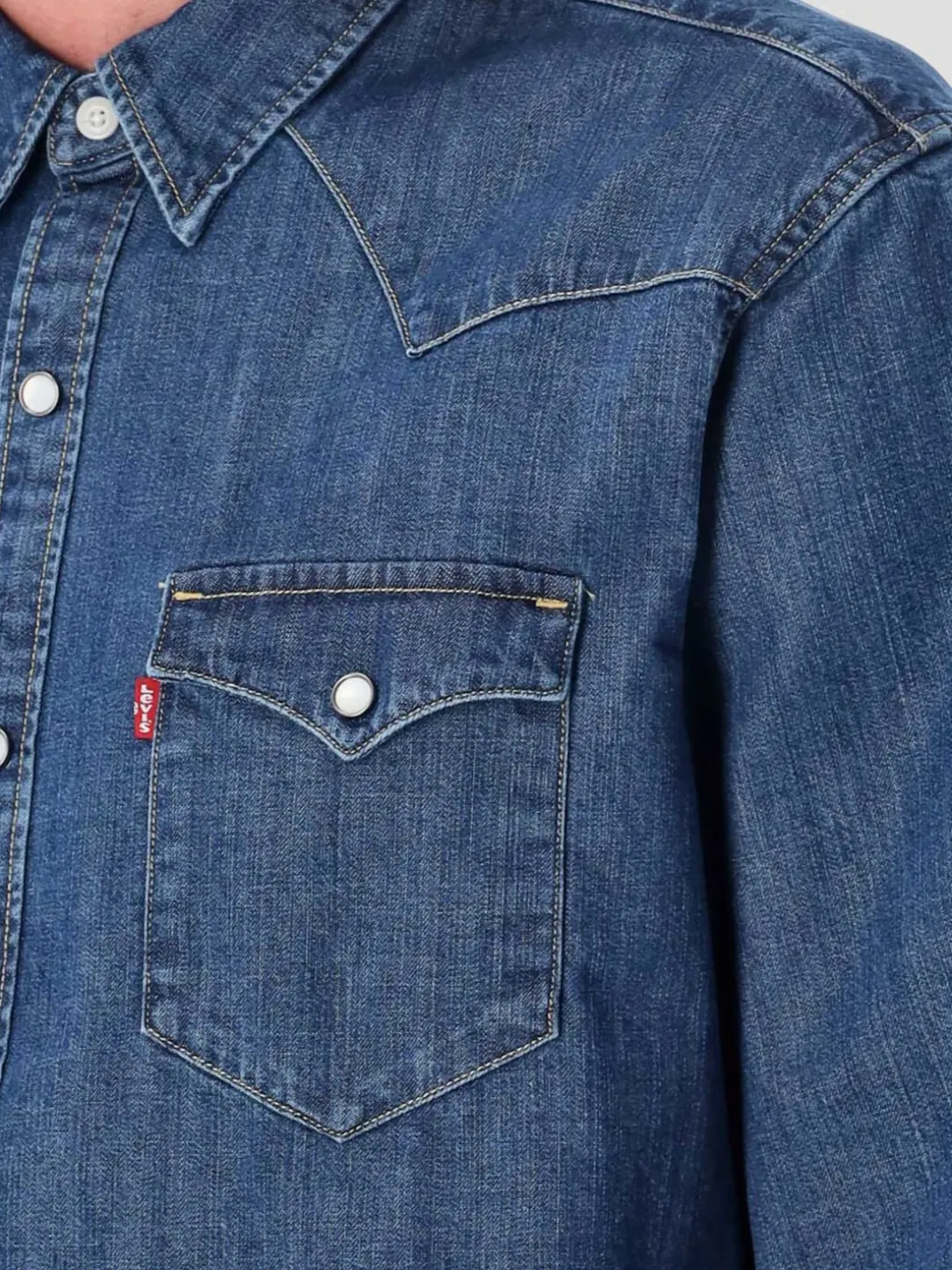 Camicia di jeans con logo Levi's