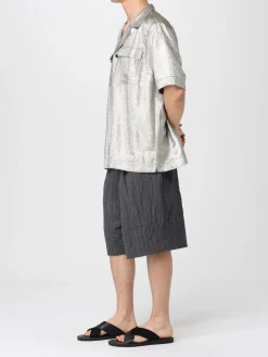 Camicia Dries Van Noten in tessuto lamè