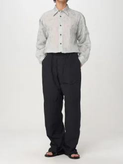 Camicia Dries Van Noten in cotone con stampa floreale