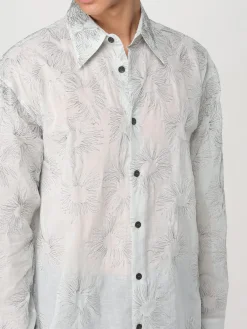 Camicia Dries Van Noten in cotone con stampa floreale