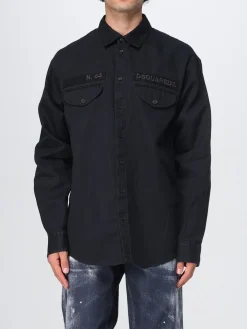 Camicia Dsquared2 in cotone con logo