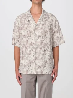 Camicia Emporio Armani in misto viscosa stampata