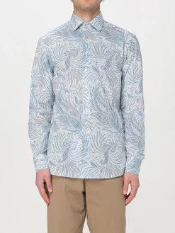 Camicia Etro in cotone con stampa Paisley