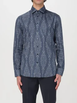 Camicia Etro in cotone con stampa Paisley