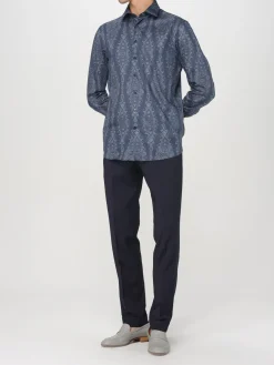 Camicia Etro in cotone con stampa Paisley