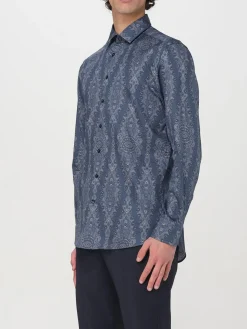 Camicia Etro in cotone con stampa Paisley