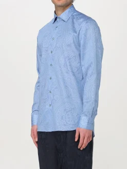 Camicia Etro in cotone con stampa Paisley