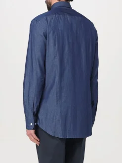 Camicia Etro in cotone con logo ricamato