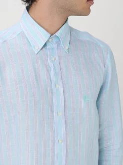 Camicia Etro in lino a righe