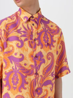 Camicia Etro in lino stampato