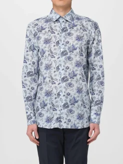 Camicia Etro in popeline di cotone stampato