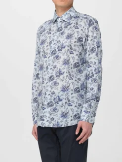 Camicia Etro in popeline di cotone stampato