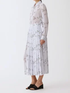 Camicia Fabiana Filippi in crêpe con stampa floreale