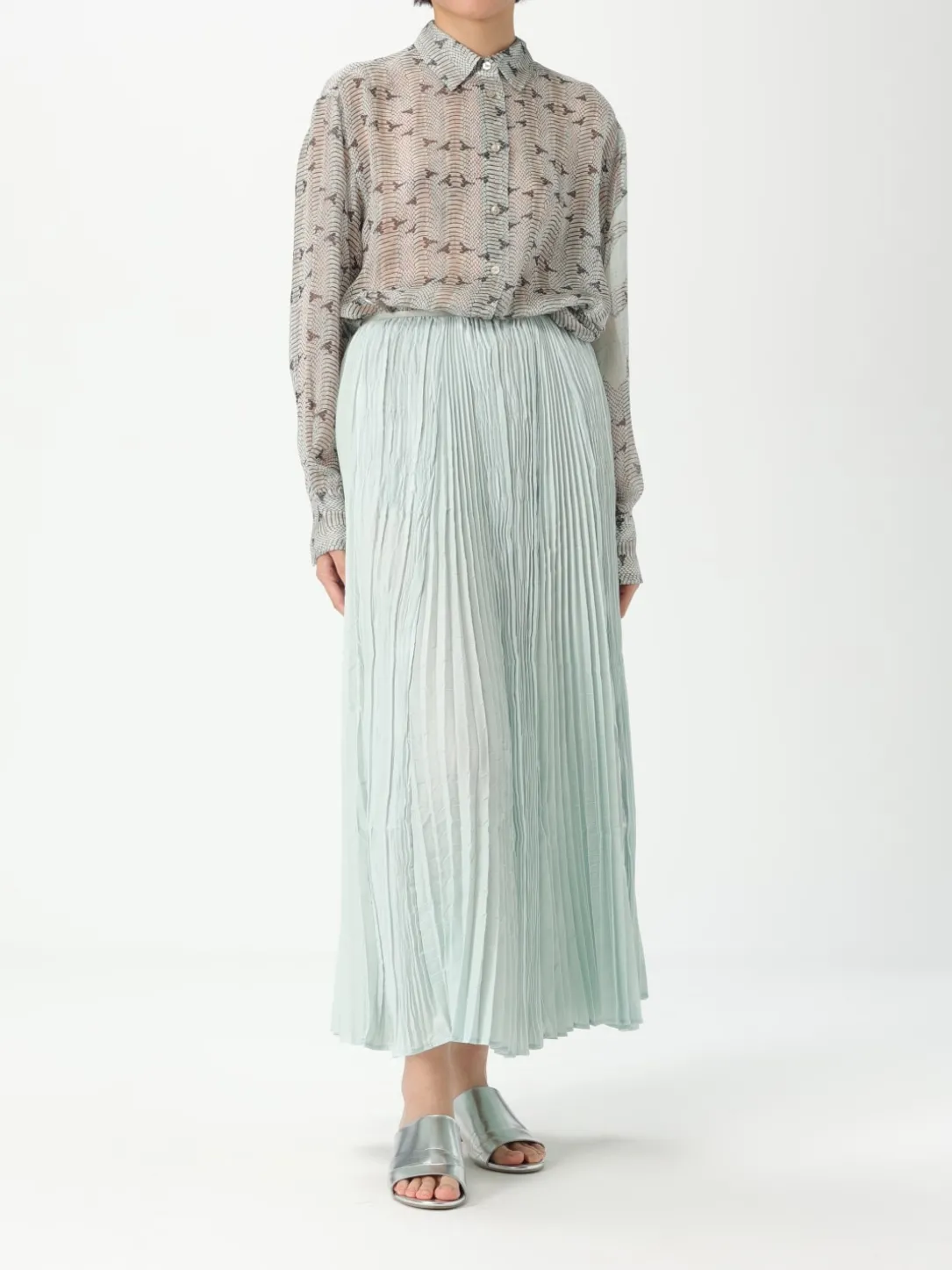 Camicia Forte Forte in seta stampata