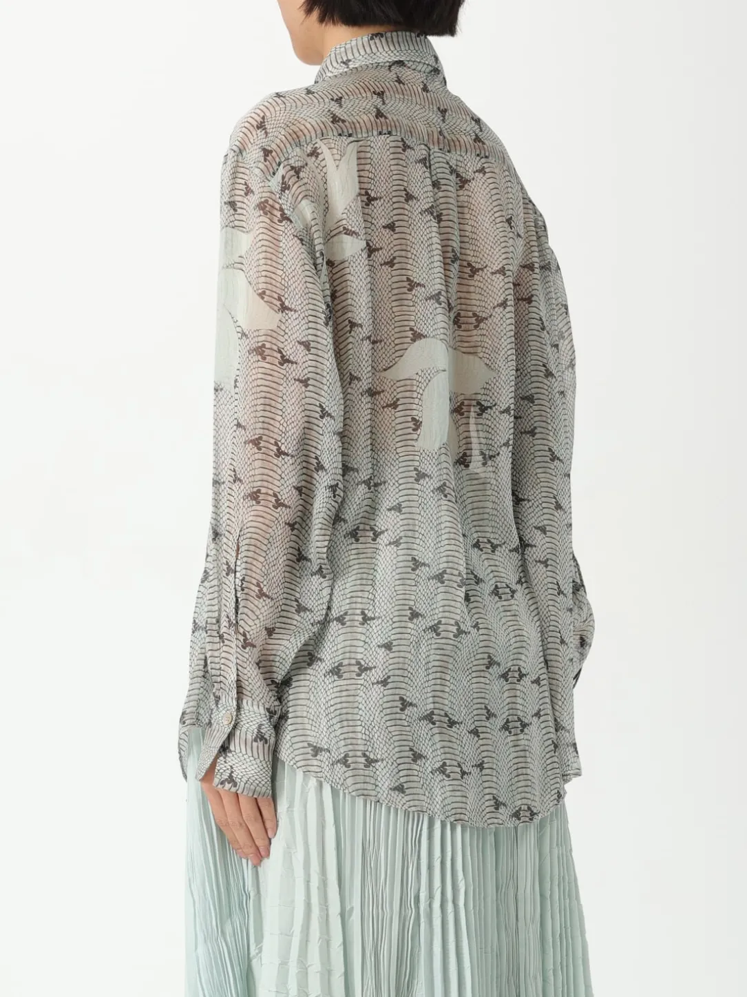 Camicia Forte Forte in seta stampata