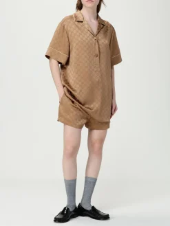 Camicia GG Supreme Gucci in raso