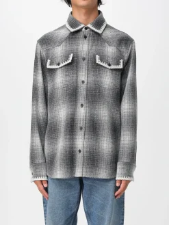 Camicia Golden Goose in misto lana e seta