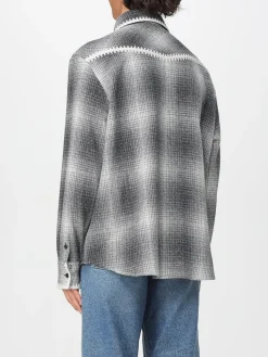 Camicia Golden Goose in misto lana e seta