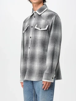 Camicia Golden Goose in misto lana e seta