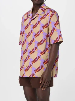 Camicia Gucci in popeline di cotone stampato