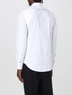 Camicia in cotone con fibbia McQueen