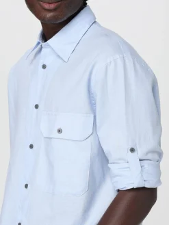 Camicia in lino e cotone Armani Exchange