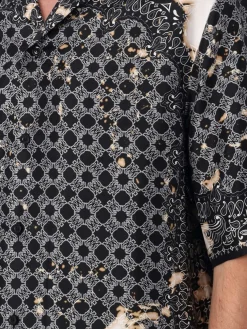 Camicia in seta stampata Amiri