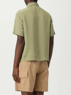 Camicia in tencel con mini logo SUN68