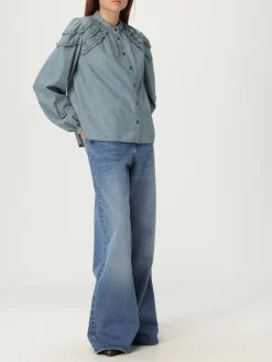 Camicia Isabel Marant Etoile in cotone con rouches