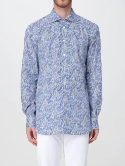 Camicia Kiton in cotone stampato