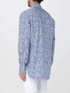 Camicia Kiton in cotone stampato