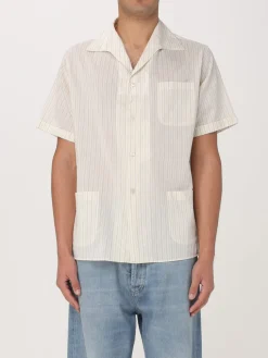 Camicia Maison Margiela in cotone e seta a righe