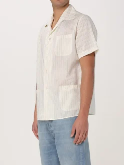 Camicia Maison Margiela in cotone e seta a righe