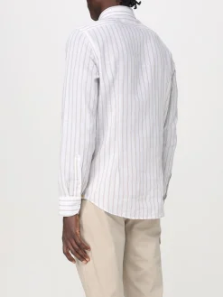 Camicia Manuel Ritz in lino e cotone a righe