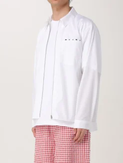 Camicia Marni in cotone con zip
