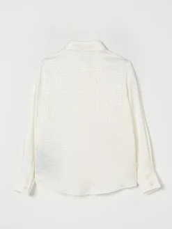 Camicia monogram Balmain in seta