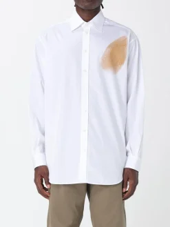 Camicia Moschino Couture in cotone con slogan