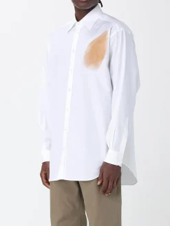 Camicia Moschino Couture in cotone con slogan