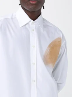 Camicia Moschino Couture in cotone con slogan