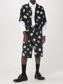 Camicia Moschino Couture in cotone con stampa floreale